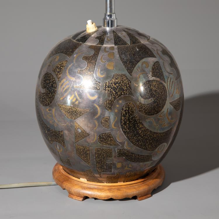 Bild 1 zu Objekt, 'Ikora' table lamp base 'Kongo', 1928, Paul Haustein, WMF, Geislingen, K-16A 82