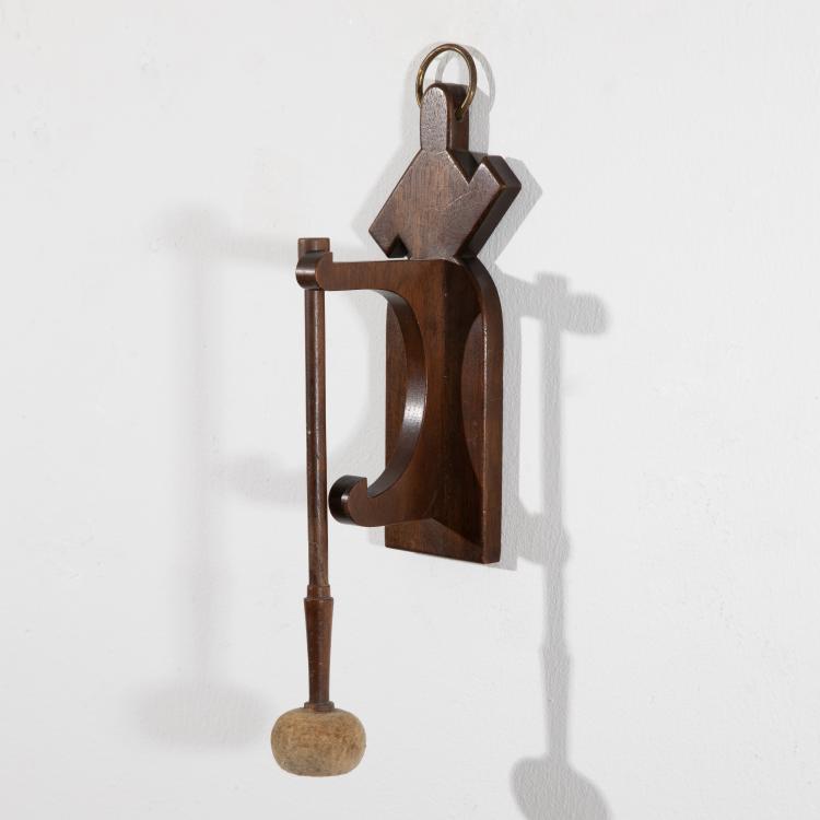 Bild 3 zu Objekt, 'Ikora' wall gong with drumstick, Paul Haustein, WMF, Geislingen, K-16A 84
