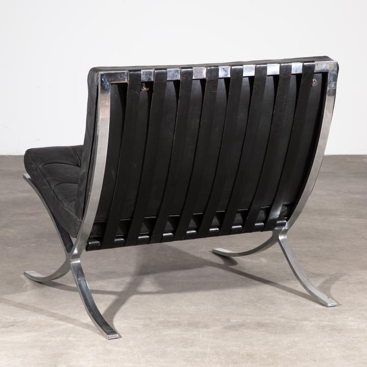 Bild 2 zu Objekt, Sessel Modell Barcelona mit Ottomane, Ludwig Mies van der Rohe, Knoll International, K-16B 560