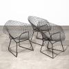 3 Diamond armchairs