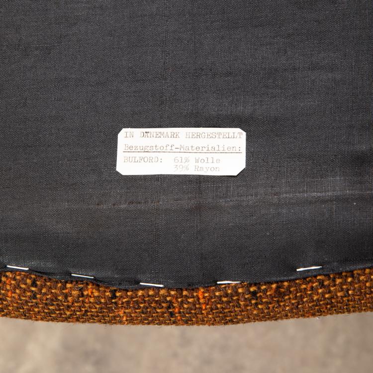 Bild 1 zu Objekt, 8 St&uuml;hle Modell 42 + Esstischen + 2 Einlegeplatten, Kai Kristiansen, Schou Andersen, K-16B 700