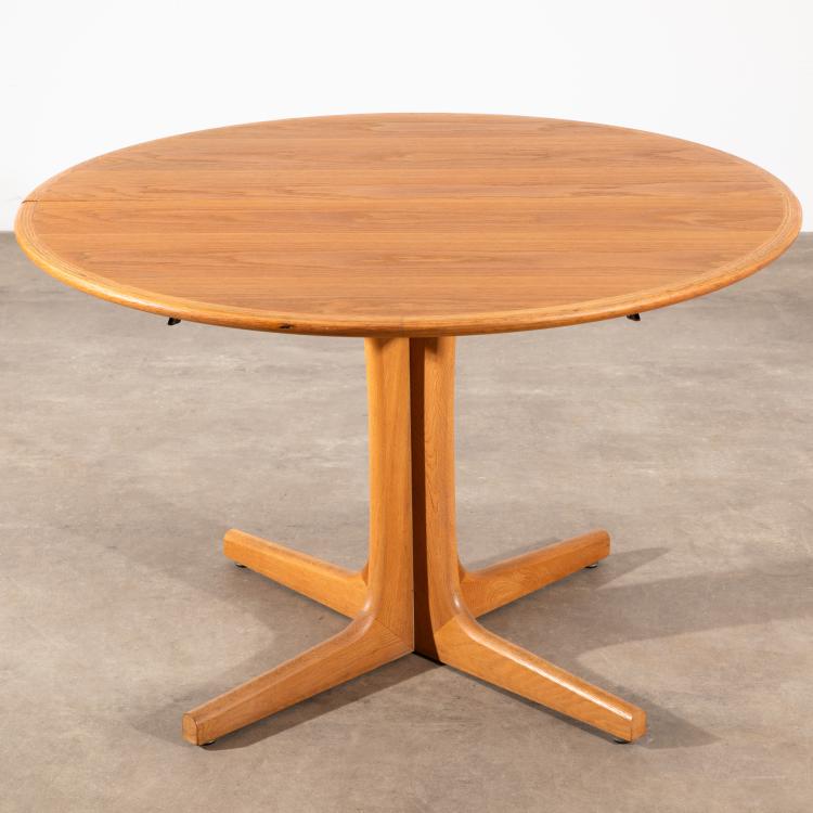 Bild 4 zu Objekt, 8 St&uuml;hle Modell 42 + Esstischen + 2 Einlegeplatten, Kai Kristiansen, Schou Andersen, K-16B 700