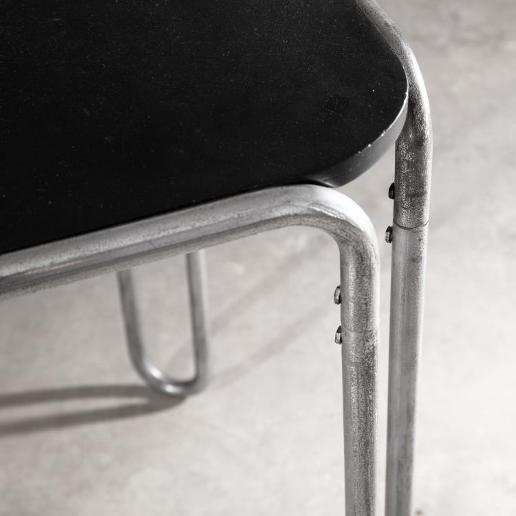 Bild 1 zu Objekt, Schlaufentisch Modell B 10, Sonderh&ouml;he, Marcel Breuer, Standard M&ouml;bel / Thonet, K-16B 551