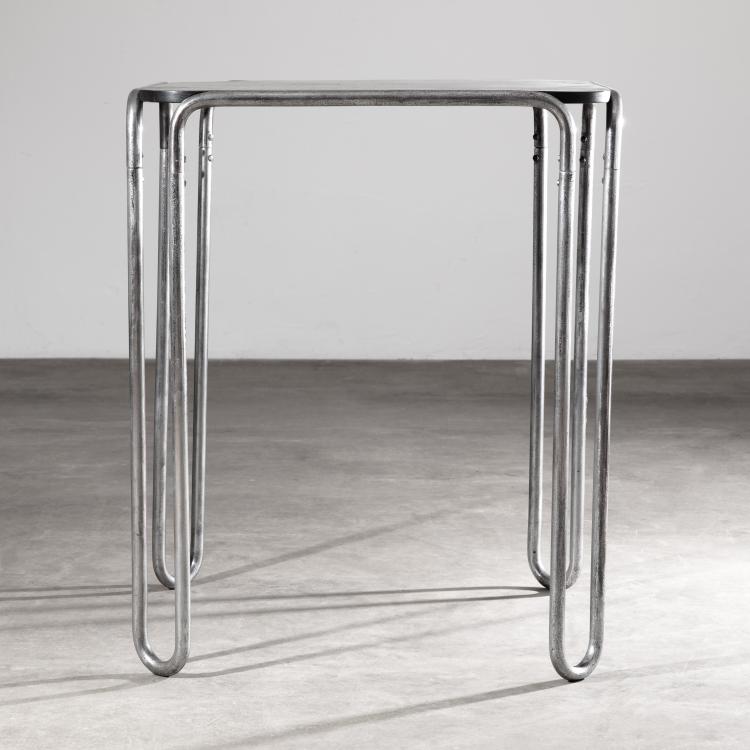 Bild 2 zu Objekt, Schlaufentisch Modell B 10, Sonderh&ouml;he, Marcel Breuer, Standard M&ouml;bel / Thonet, K-16B 551