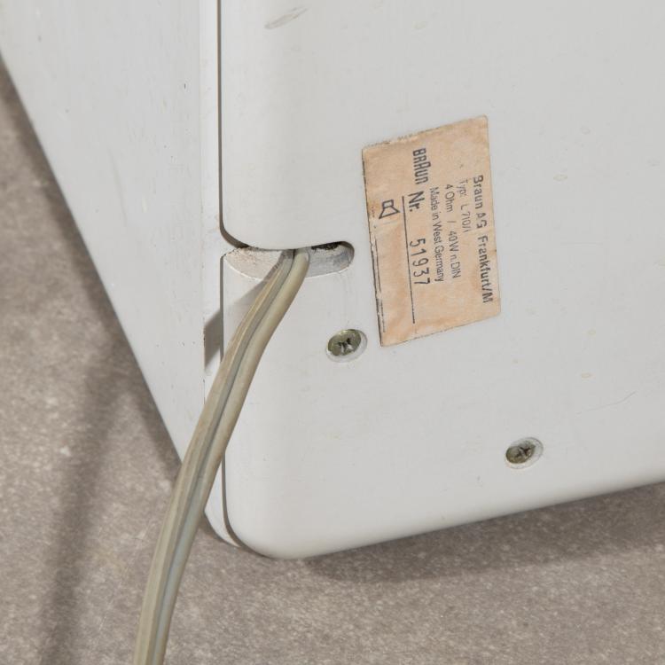 Bild 4 zu Objekt, 2 x Studiolautsprecher L 710/1, Dieter Rams, Braun, K-15O 57