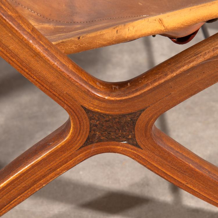 Bild 3 zu Objekt, 2 Schichtholz Sessel Modell X Chair 6103, Peter Hvidt,Orla M&oslash;lgaard-Nielsen, Fritz Hansen, K-16B 677