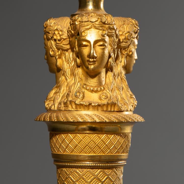 Bild 1 zu Objekt, Konvolut von vier Empire Kerzenleuchtern, Frankreich, K-16A 49