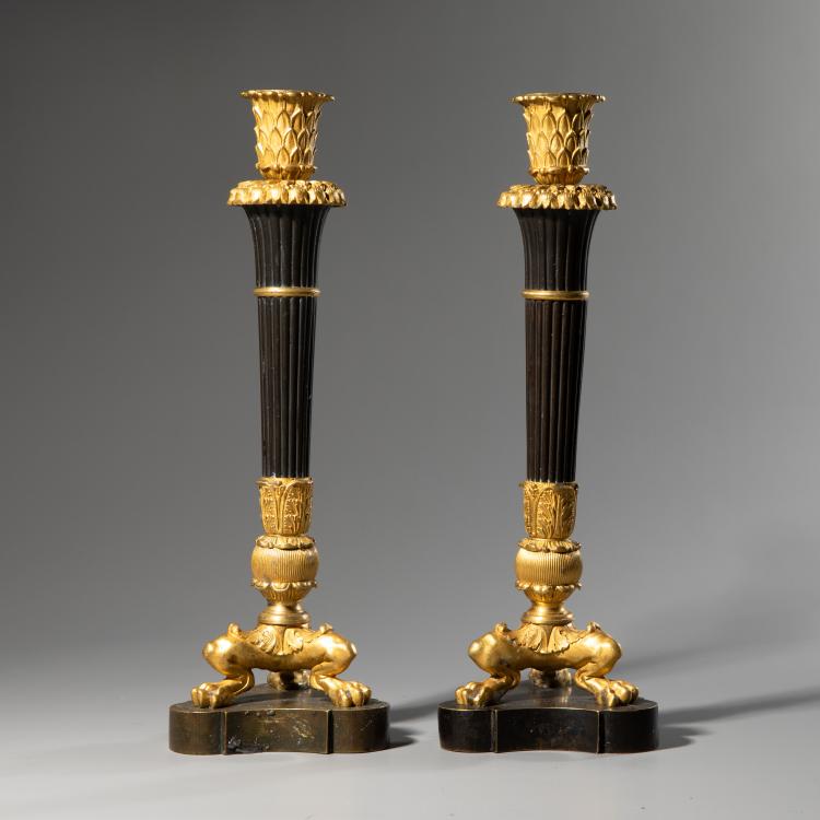 Bild 1 zu Objekt, Paar Restaurations Kerzenleuchter, Frankreich, K-16A 48