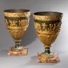 Pair of cachepots in Empire style