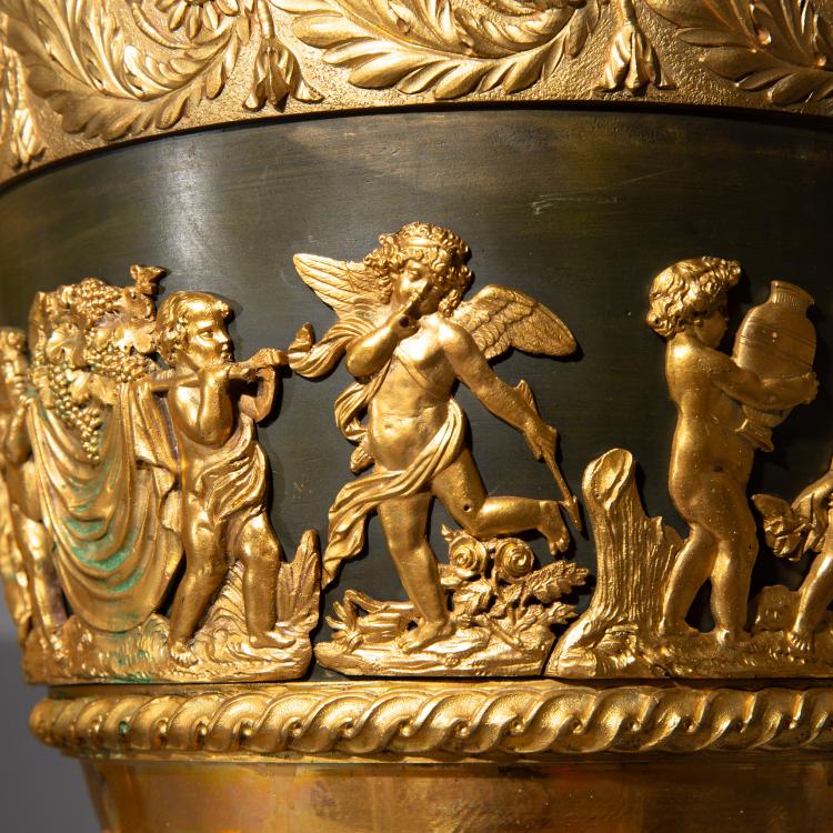 Bild 1 zu Objekt, Paar Cachepots im Empire Stil, Frankreich, K-16A 53