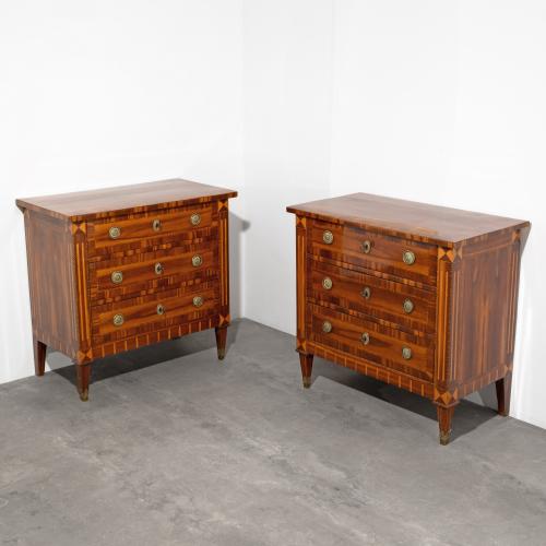 Paar Klassizistische Kommoden