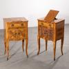 Zwei 'Table en chiffonière' im Transitional Stil