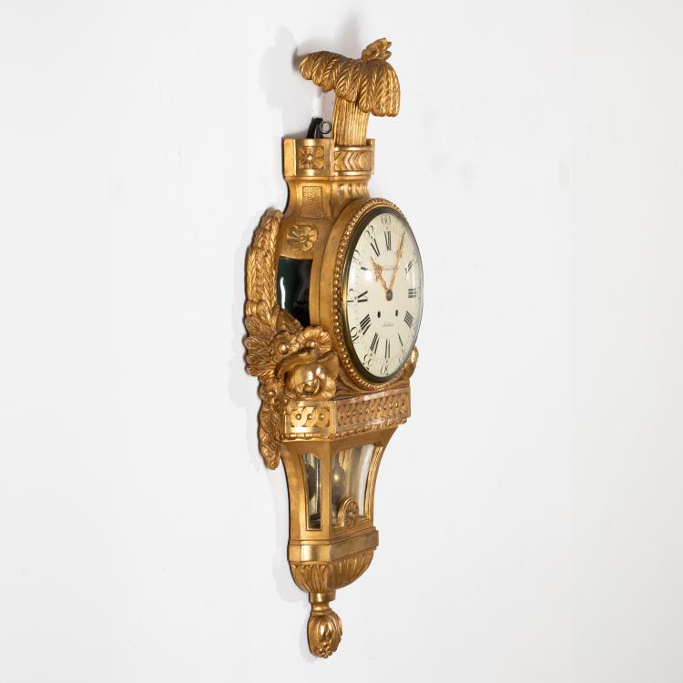 Bild 1 zu Objekt, Cartel wall clock in classicist style, K-16A 42