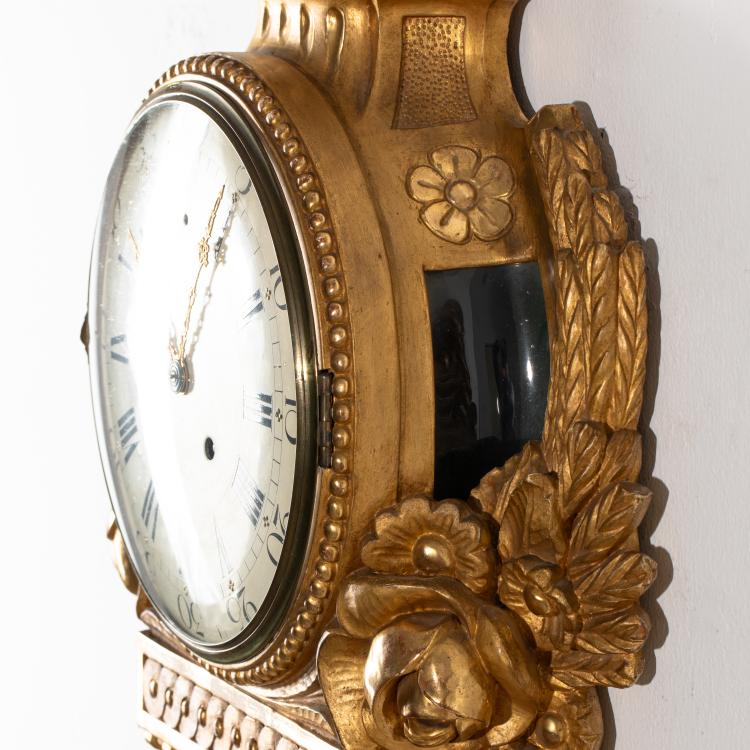 Bild 3 zu Objekt, Cartel wall clock in classicist style, K-16A 42