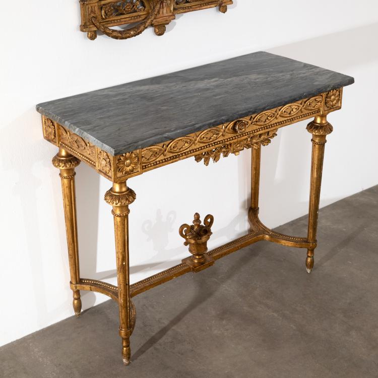 Bild 3 zu Objekt, Klassizistischer Konsoltisch und Spiegel, K-16A 21