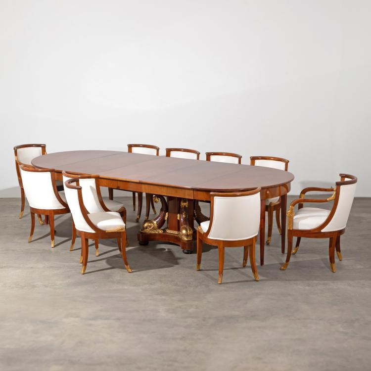 Hauptbild zu Objekt, Empire-style dining set, K-16A 43