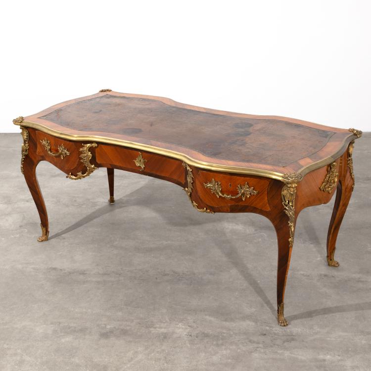 Hauptbild zu Objekt, Bureau plat im Stil Louis XV., K-16A 74