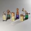 Collection of six perfume bottles