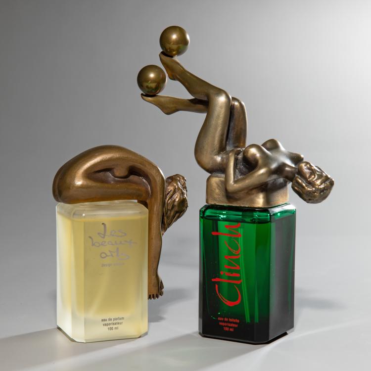 Bild 2 zu Objekt, Konvolut von sechs Parfumflakons, K-16B 459