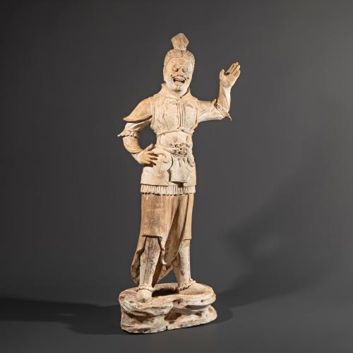 Figur eines Wächters (Lokapala)