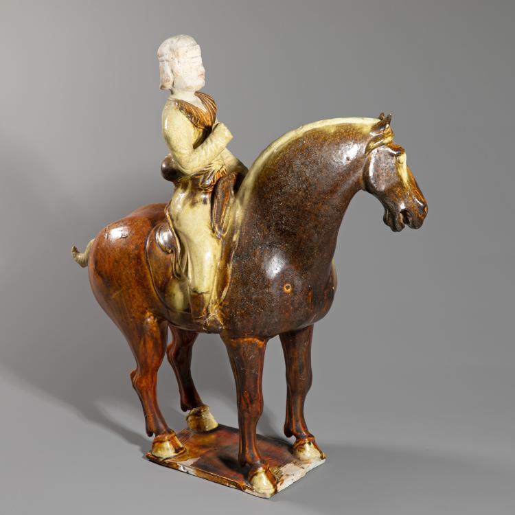 Bild 1 zu Objekt, Figur eines Pferdes mit Reiter, K-16A 2