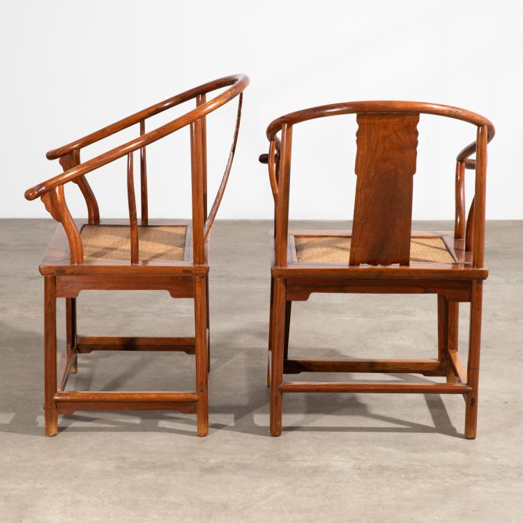 Bild 4 zu Objekt, Paar St&uuml;hle mit hufeisenf&ouml;rmiger Lehne (quanyi), K-16A 7