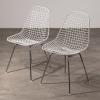 2 x Wire Chairs Modell DKH