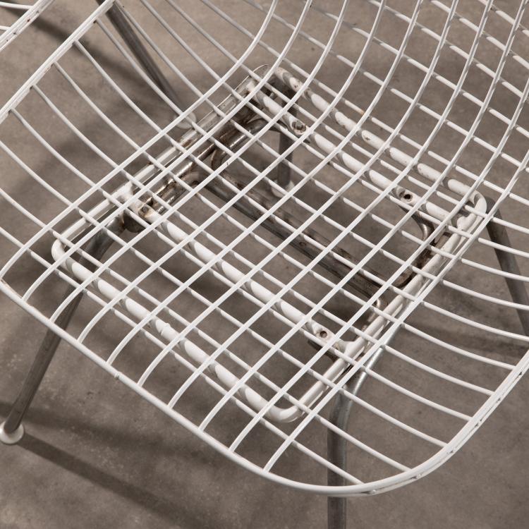 Bild 2 zu Objekt, 2 x Wire Chairs Modell DKH, Charles & Ray Eames, Vitra, K-16O 36