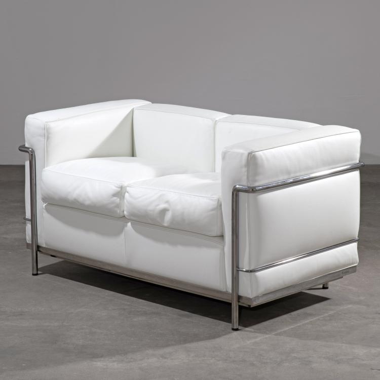 Hauptbild zu Objekt, Two-seater sofa model LC 2, Cassina, K-16O 8