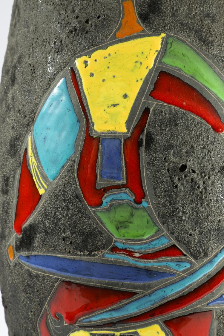 Bild 1 zu Objekt, Vase mit Emailledekor, Italien, K-16O 44