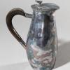 silberne Kaffeekanne