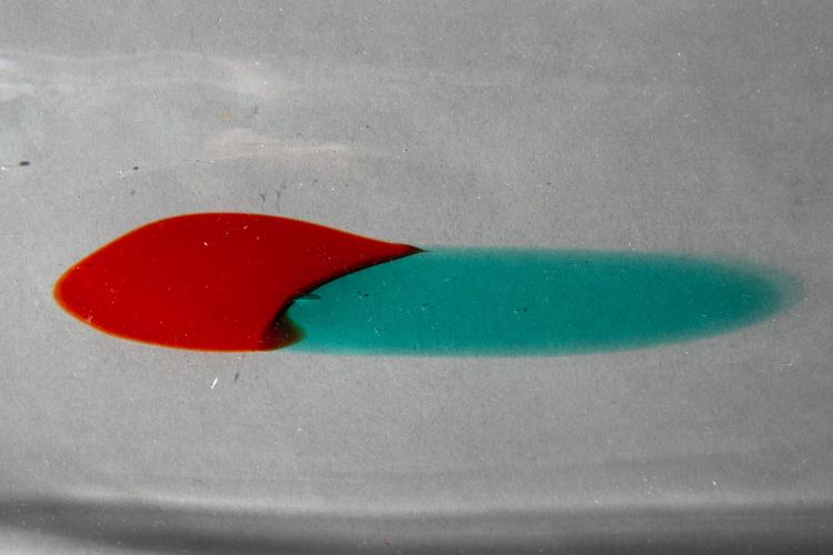 Bild 2 zu Objekt, Gro&szlig;er Teller. Glas, Ludovico Diaz de Santillana, K-16O 182