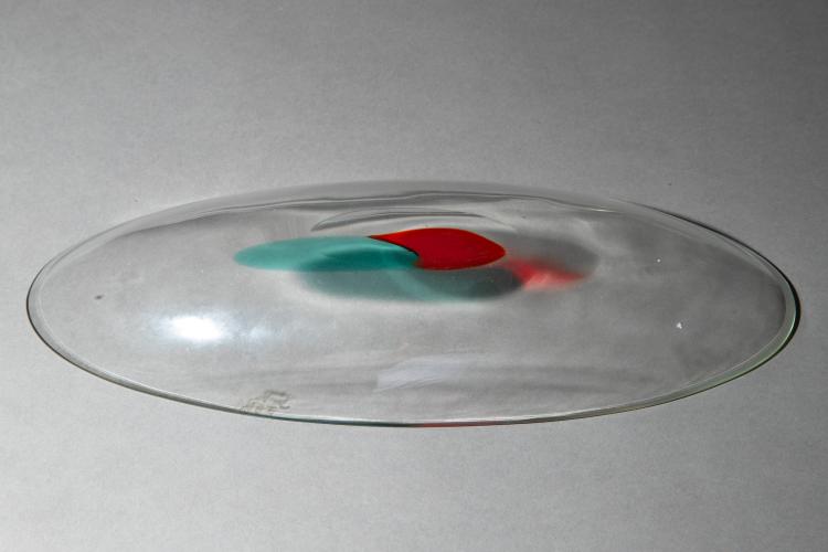 Bild 4 zu Objekt, Gro&szlig;er Teller. Glas, Ludovico Diaz de Santillana, K-16O 182