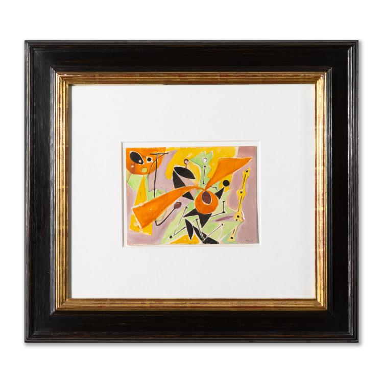 Bild 1 zu Objekt, Ohne Titel, 1951, Ernst Wilhelm Nay, K-16B 393