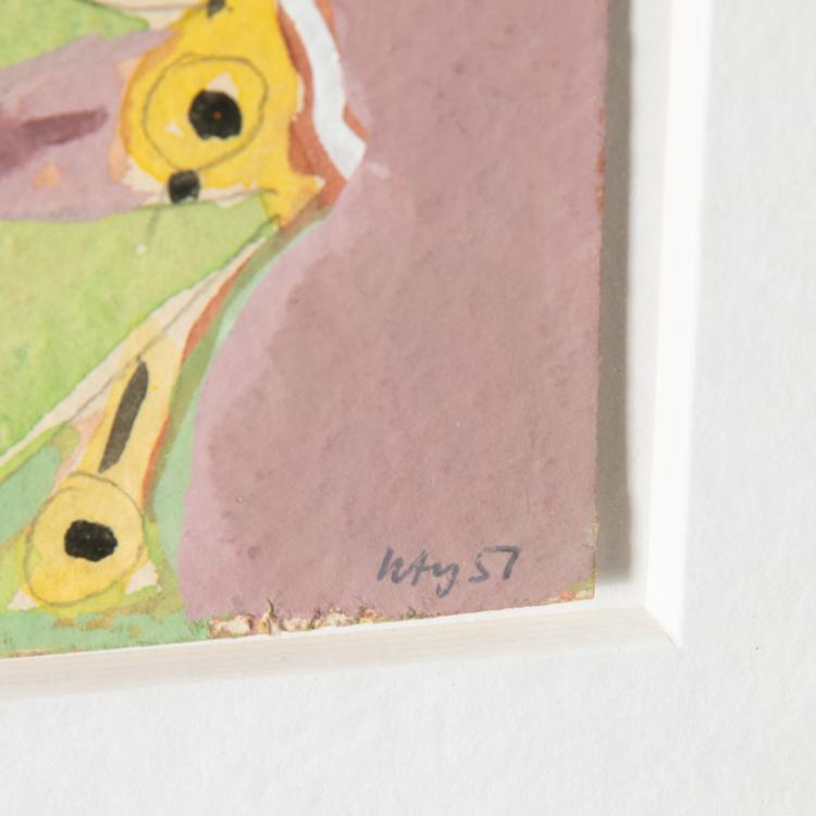 Bild 2 zu Objekt, Ohne Titel, 1951, Ernst Wilhelm Nay, K-16B 393