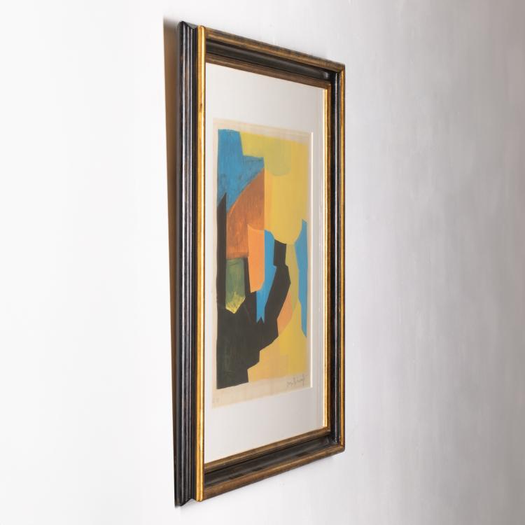 Bild 5 zu Objekt, 'Composition en noir, jaune, bleu et rouge', 1966, Serge Poliakoff, K-16B 390