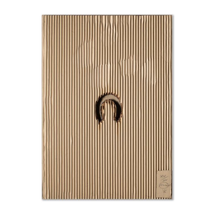 Bild 1 zu Objekt, 'Brandmarkung', 1969, Otto Piene, K-16B 424