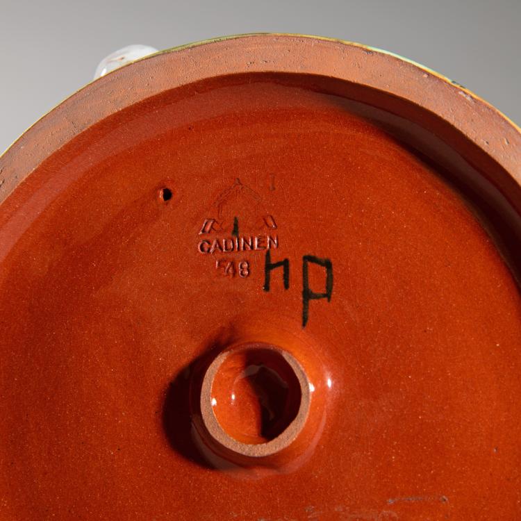 Bild 5 zu Objekt, Majolika-Figur 'Hasengruppe', Cadinen, Majolika- u. Terracotta - Werkst&auml;tten, K-16A 212