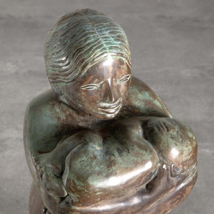 Bild 1 zu Objekt, 'Mutter und Kind', 1985, K-16B 300