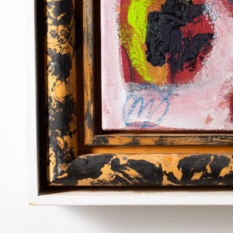 Bild 2 zu Objekt, Abstrakte Komposition (im K&uuml;nstlerrahmen), 2008, Markus L&uuml;pertz, K-16B 433