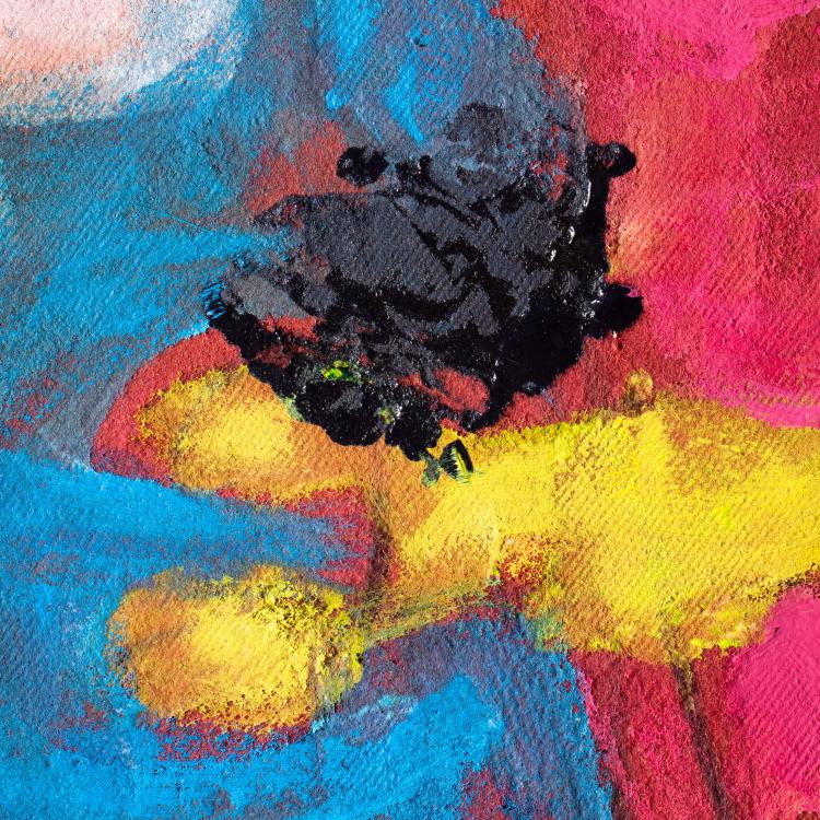 Bild 3 zu Objekt, Abstrakte Komposition (im K&uuml;nstlerrahmen), 2008, Markus L&uuml;pertz, K-16B 433