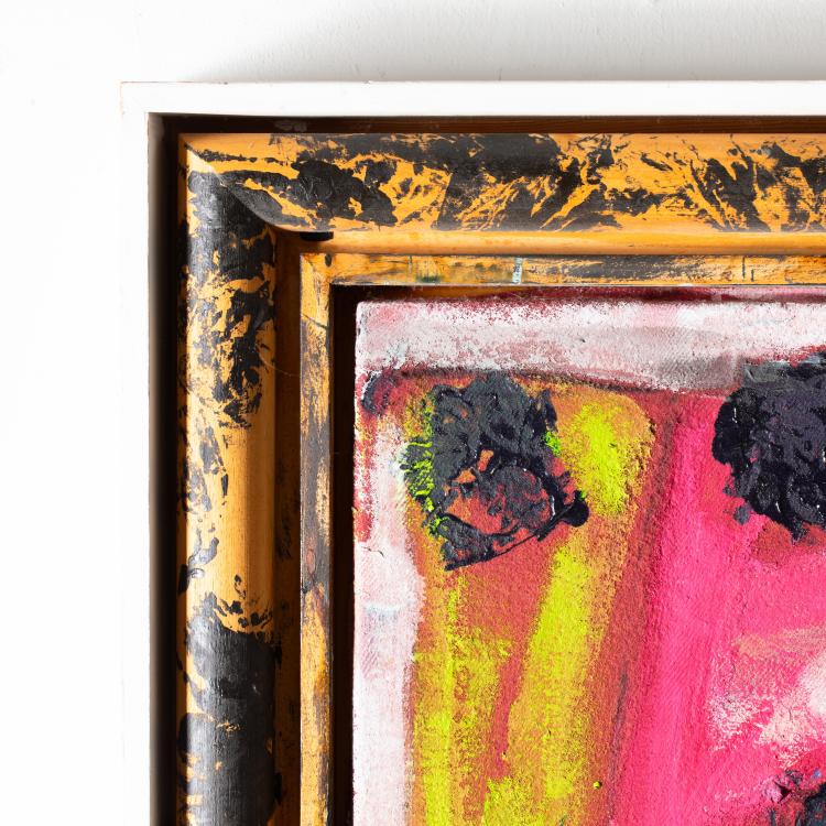 Bild 4 zu Objekt, Abstrakte Komposition (im K&uuml;nstlerrahmen), 2008, Markus L&uuml;pertz, K-16B 433