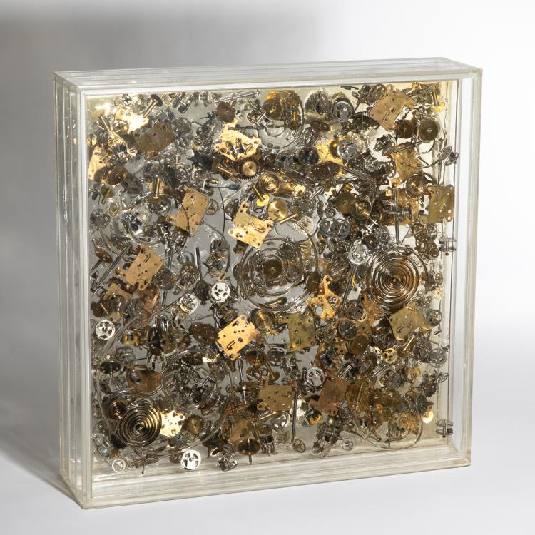 Hauptbild zu Objekt, 'Les Rouages du Temps II', 1975, Armand Fernandez (Arman), K-16B 423