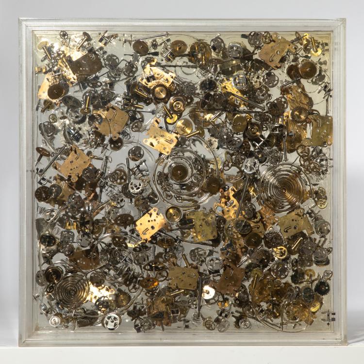 Bild 2 zu Objekt, 'Les Rouages du Temps II', 1975, Armand Fernandez (Arman), K-16B 423