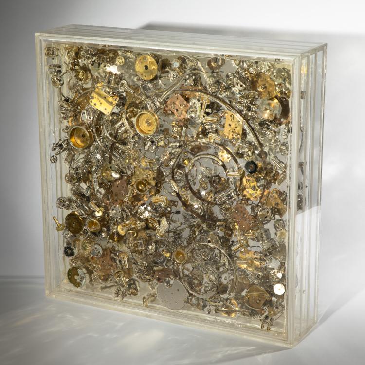 Bild 9 zu Objekt, 'Les Rouages du Temps II', 1975, Armand Fernandez (Arman), K-16B 423