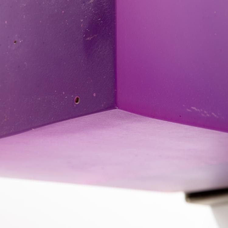 Bild 2 zu Objekt, Ohne Titel (violetter W&uuml;rfel), Herbert Hamak, K-16B 429