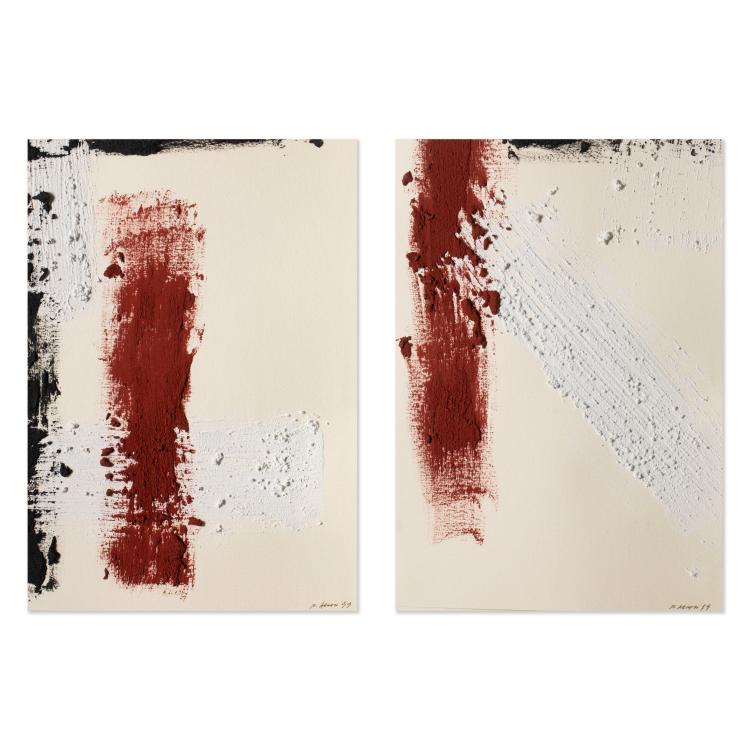 Hauptbild zu Objekt, Ohne Titel, 2 Arbeiten, 1999, K-16B 408