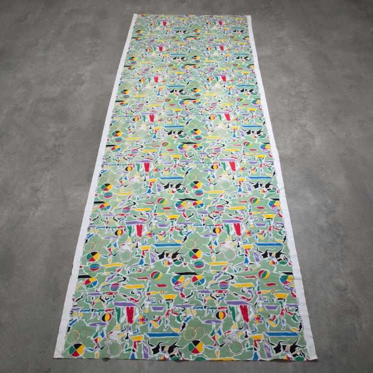 Bild 2 zu Objekt, Textil / Stoff Dessin Circo (Zirkus), Gio Ponti, JSA, K-16B 717