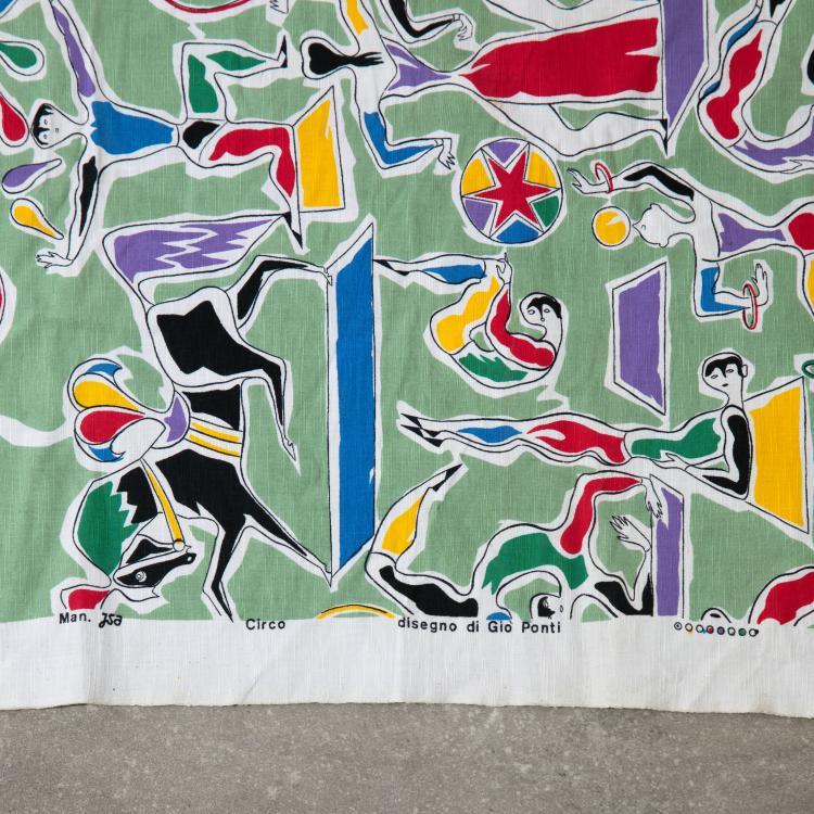 Bild 3 zu Objekt, Textil / Stoff Dessin Circo (Zirkus), Gio Ponti, JSA, K-16B 717