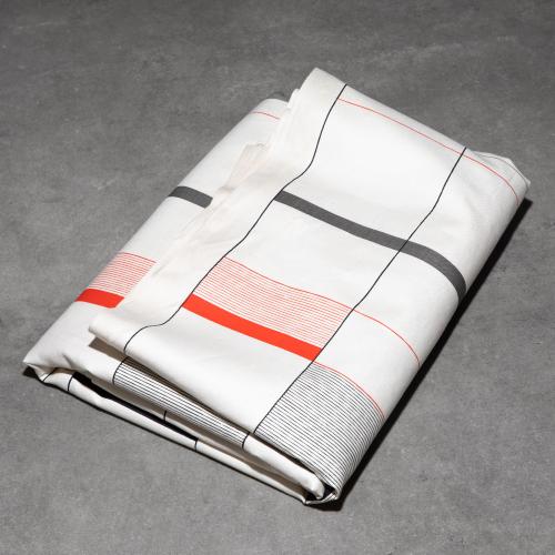 Textile fabric roll from the 1950s